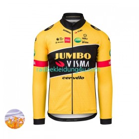 Radtrikot Winter Thermal Fleece 2022 Team Jumbo-Visma N001